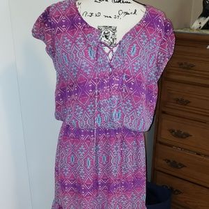 Blouson spring dress. Size XL